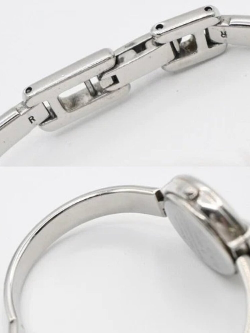 GUCCI 1400L Watch Quartz Bangle Bracelet 25 mm Stainless Steel Silver 02LC586 - Picture 13 of 16